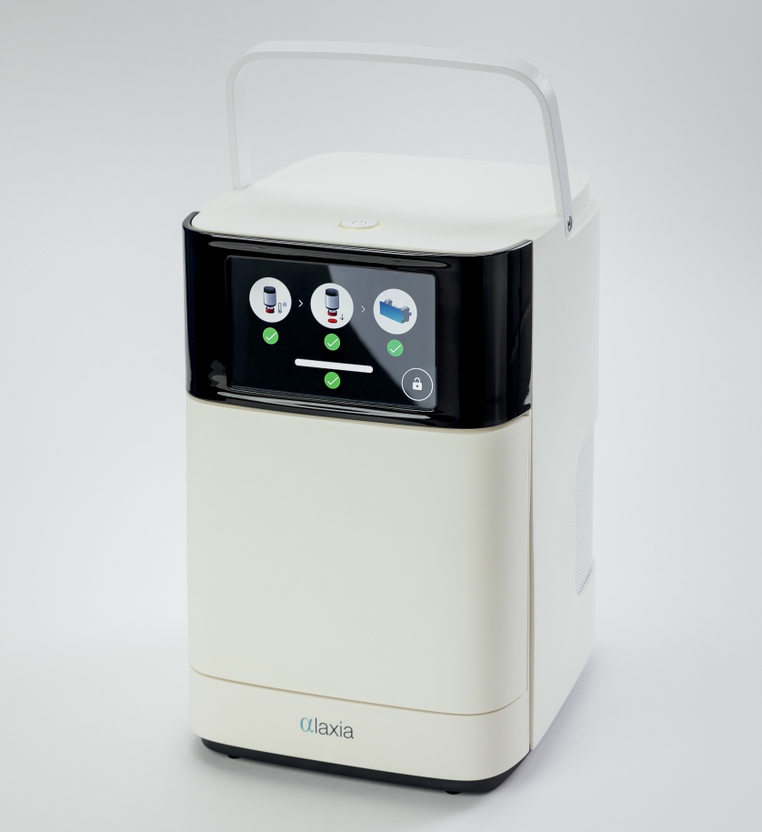 Alaxia machine synthèse médicament Creative Eurecom